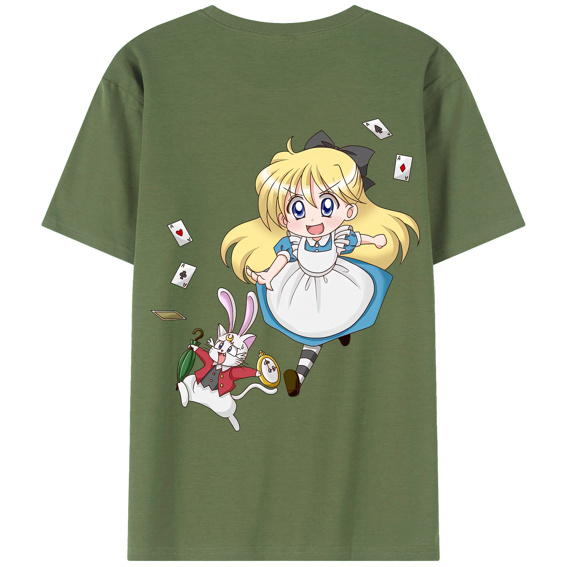 （画像用） 美少女戦士セーラームーン 愛野 美奈子 あいの みなこ Sailor Moon Aino Minako 綿100％ メンズ半袖Tシャツ（バックプリント） 通気性